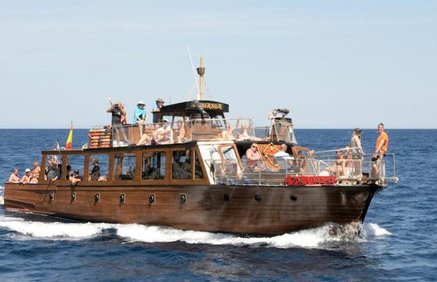 Fiesta en barco pirata por Mallorca