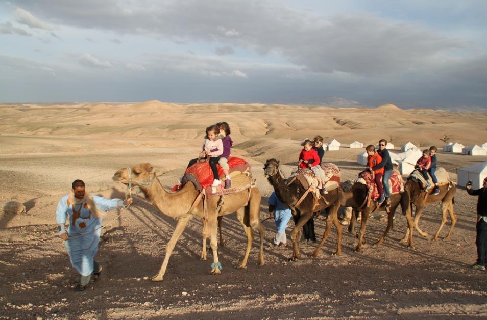 Camel-Ride-Experience-at-Agafay-Desert-with-dinner-29