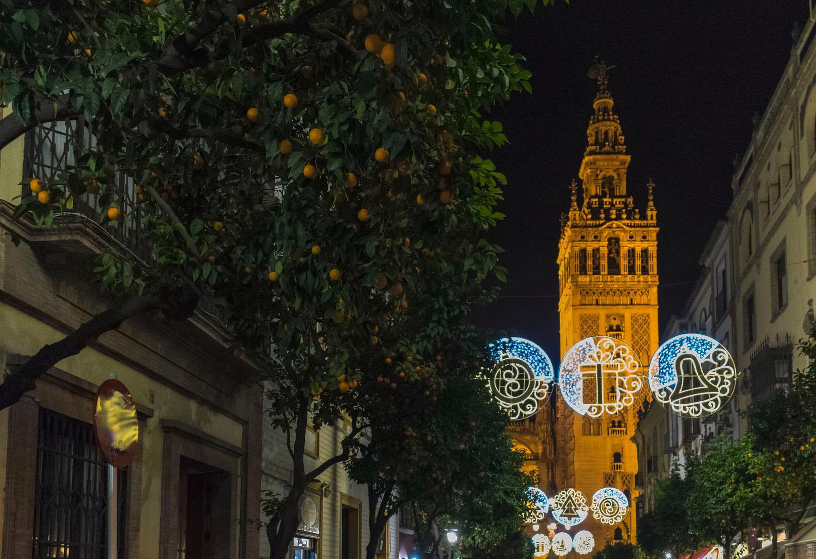 Tour of the Christmas lights in Seville